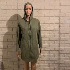 Long dress/sweatshirt zipup